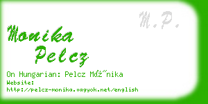 monika pelcz business card